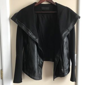 Blank NYC  Faux Leather Jacket , Black